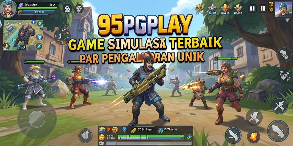 Tampilan gameplay menarik dalam <strong>95PGPLAY</strong> yang memukau dan penuh warna.