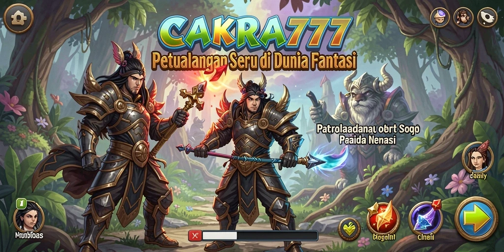 Screenshot utama CAKRA777 menampilkan momen seru eksplorasi penuh tantangan.