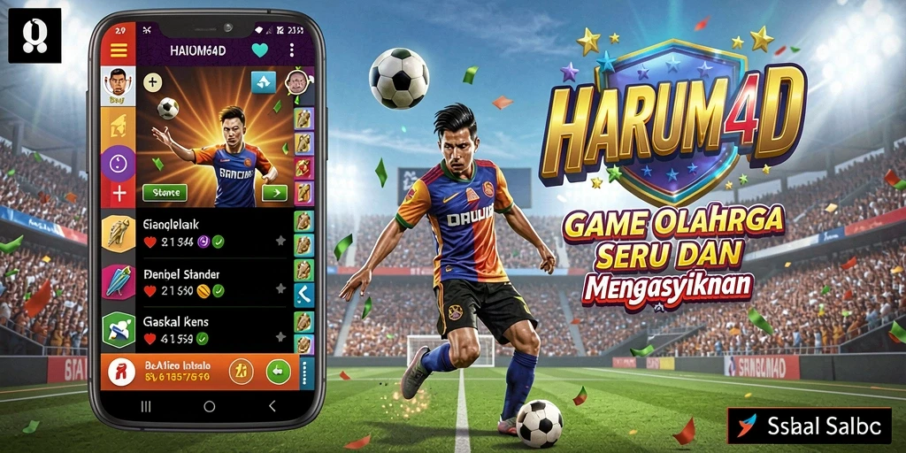 Tampilan gameplay HARUM4D yang menegangkan dan kompetitif.