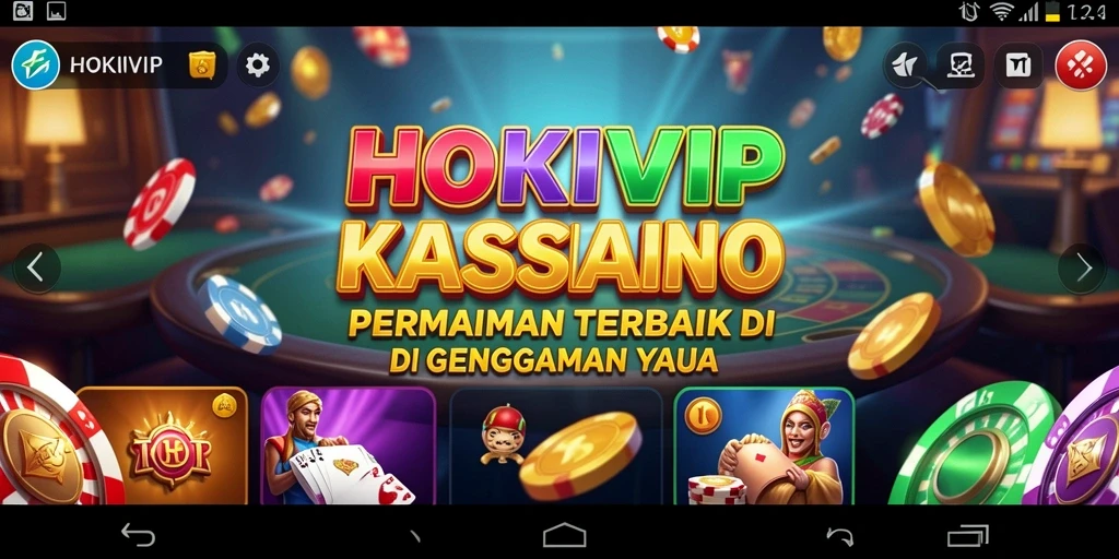 Tampilan gameplay HOKIVIP yang penuh warna dan menarik.