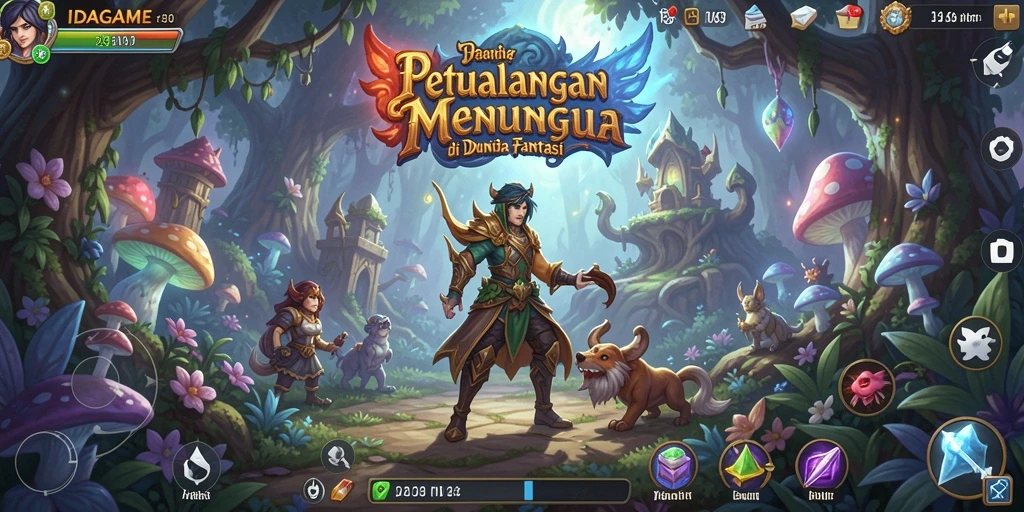 Tampilan menakjubkan dari gameplay IDAGAME yang menarik.