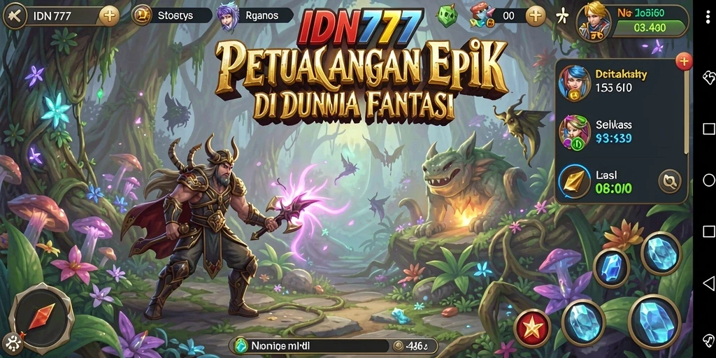 Screenshot gameplay IDN777 menampilkan aksi petualangan yang mendebarkan.