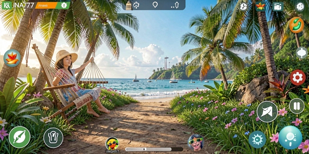 Screenshot gameplay INA777 yang menampilkan keseruan bermain.