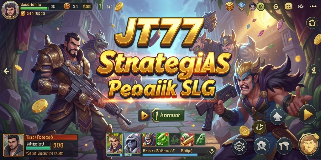 Tampilan menarik dari gameplay strategi di JT777.