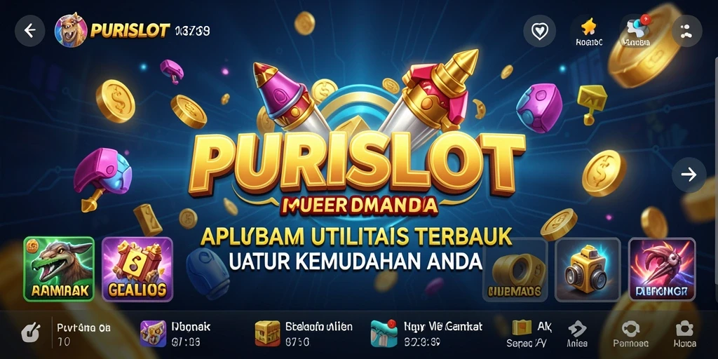 Tampilan antarmuka PURISLOT yang modern dan mudah digunakan.