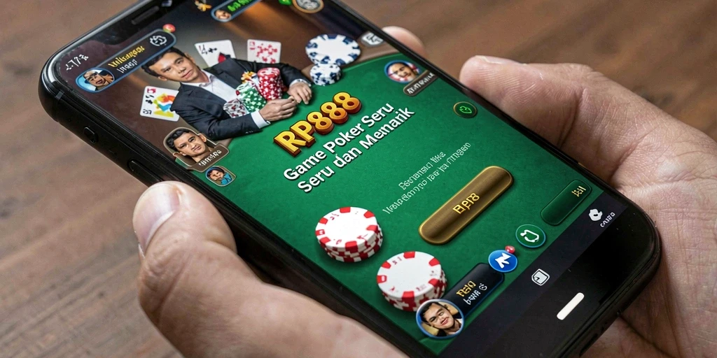 Screenshot RP888 menunjukkan gameplay poker yang mendebarkan dan interaktif.