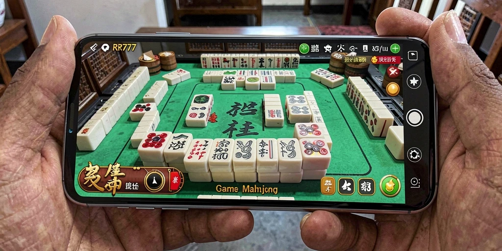 Tampilan gameplay Mahjong seru dari RR777 dengan berbagai level menantang.