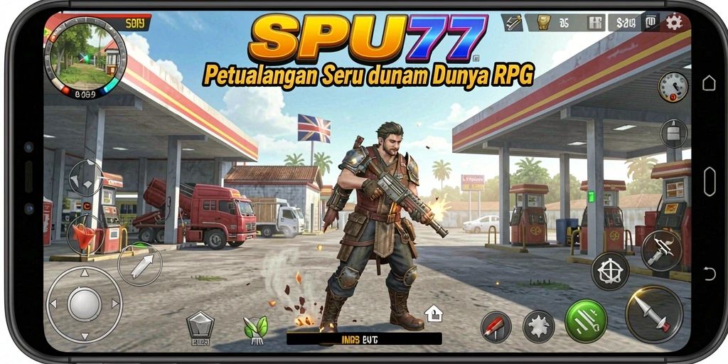 Tangkapan layar gameplay RPG yang menampilkan pertempuran epik dan karakter menarik.