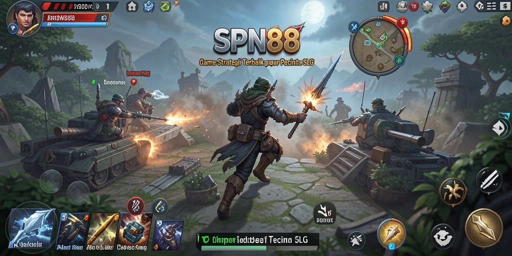 Tangkapan layar menunjukkan pertempuran epik dalam SPN88.
