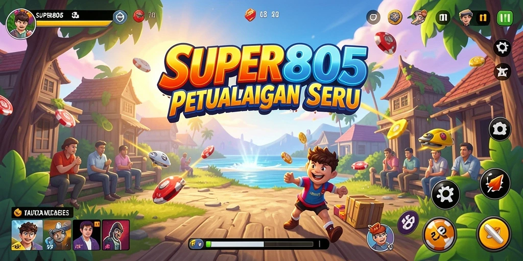 Tangkapan layar SUPER805 menampilkan aksi seru dalam game Arcade.