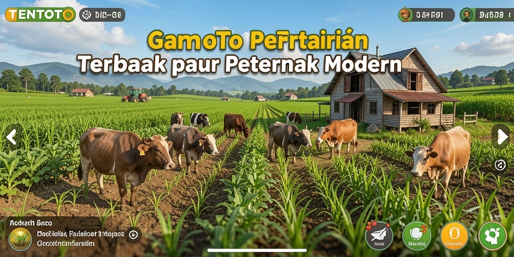 TENTOTO - Menampilkan gameplay pertanian yang menarik dan menawan.